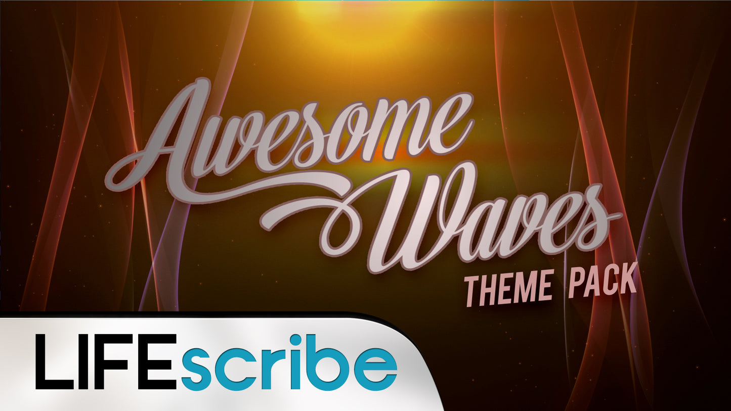 Awesome Waves Theme Pack