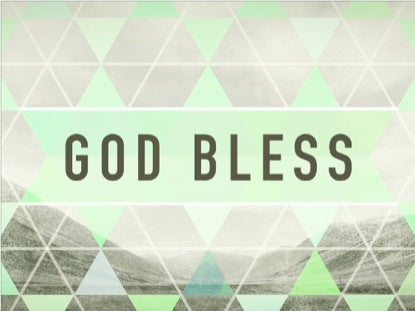 Triangle Mountains God Bless