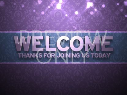 Particle Pattern Welcome