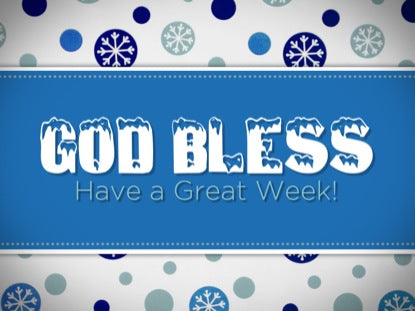 Blue Snowflakes Closing Loop