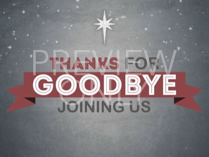 Celebrate Joy, Closing Still