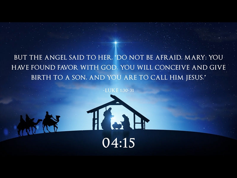 Christmas Bible Quote Countdown