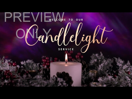 Advent Wreath Candelight Still