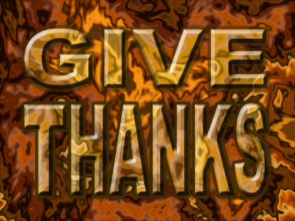 Fall Abstract Give Thanks