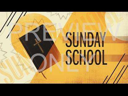 Sunday School Title Graphic