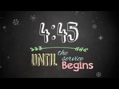 Christmas Chalk Countdown