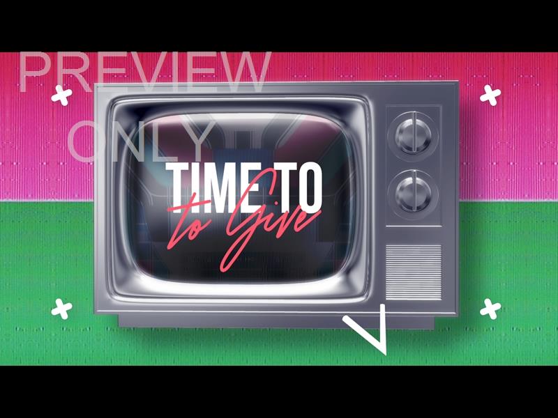 Retro Bad Signal Time To Give Still