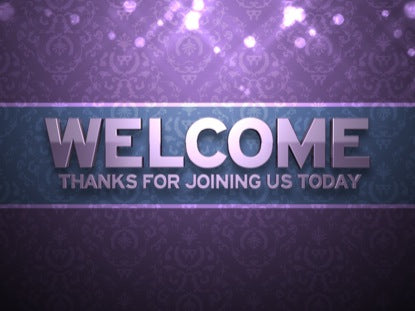 Particle Pattern Welcome