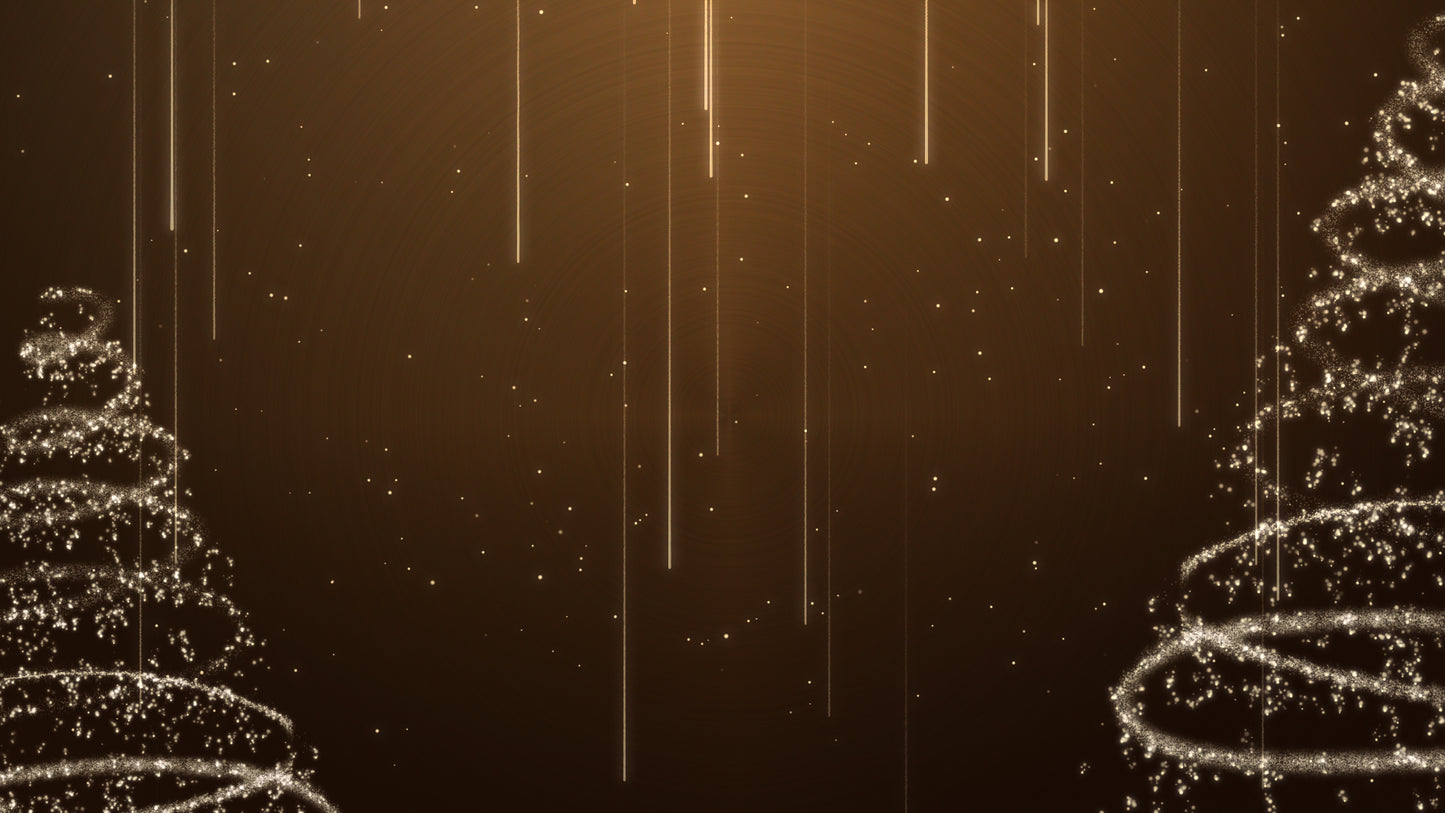 Christmas Starfall Trees Still