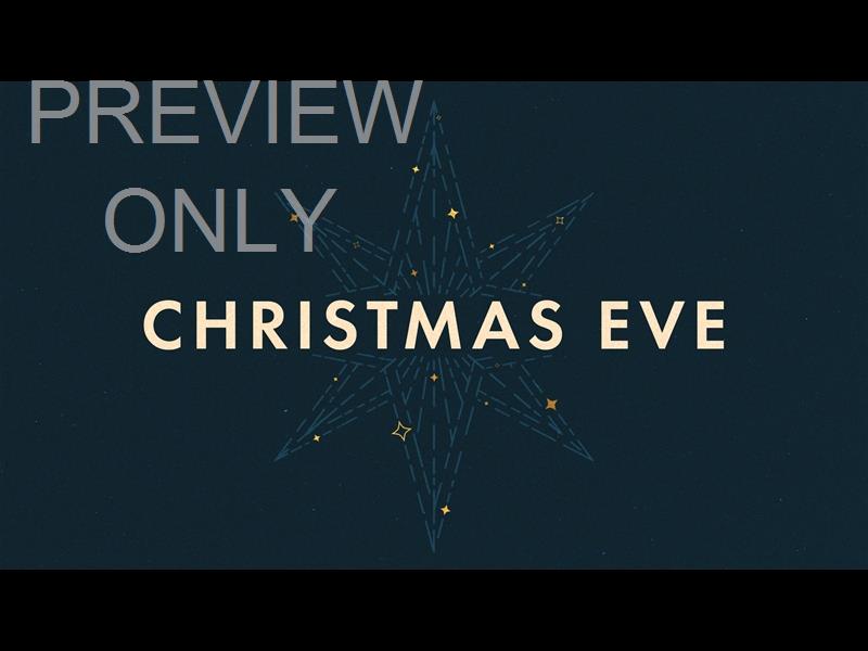 Light Lines Christmas Eve Title Still