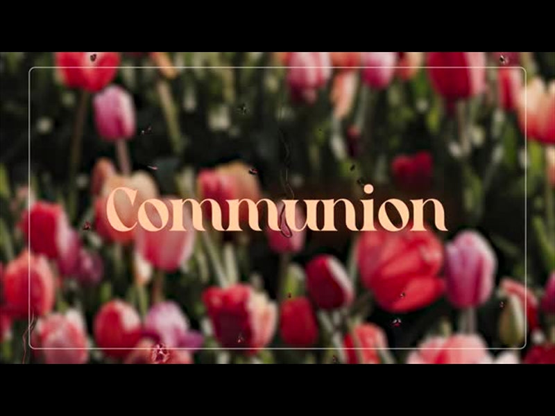 Floral Rain Communion