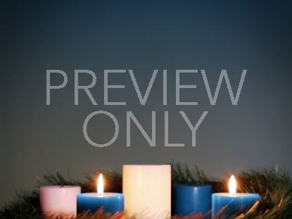 Advent Wreath Blue Week 2