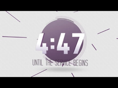 Purple Circle 5-minute Timer