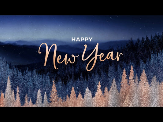 Sparkling Trees New Year