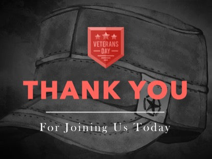 Honoring Our Vets Closing Motion