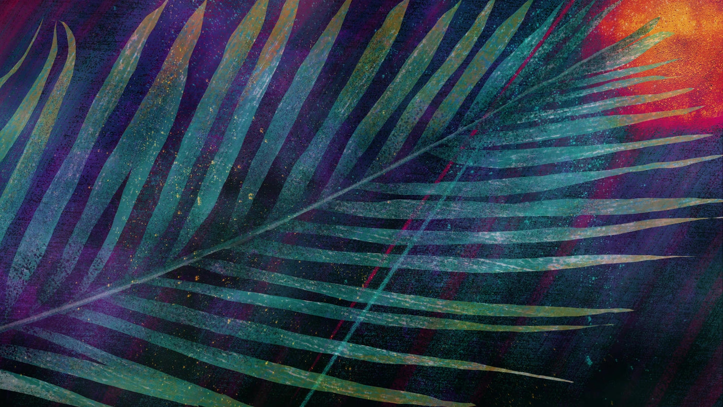 Radiant Paint Palms 01