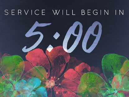 Floating Flowers Countdown
