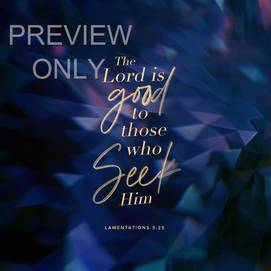 Living Crystal Lamentations 3:5