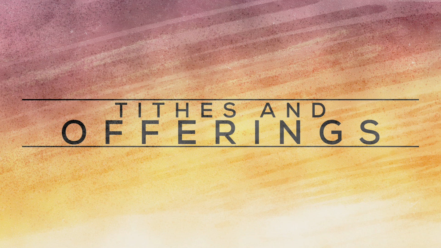Painted Spring Tithes And Offerings