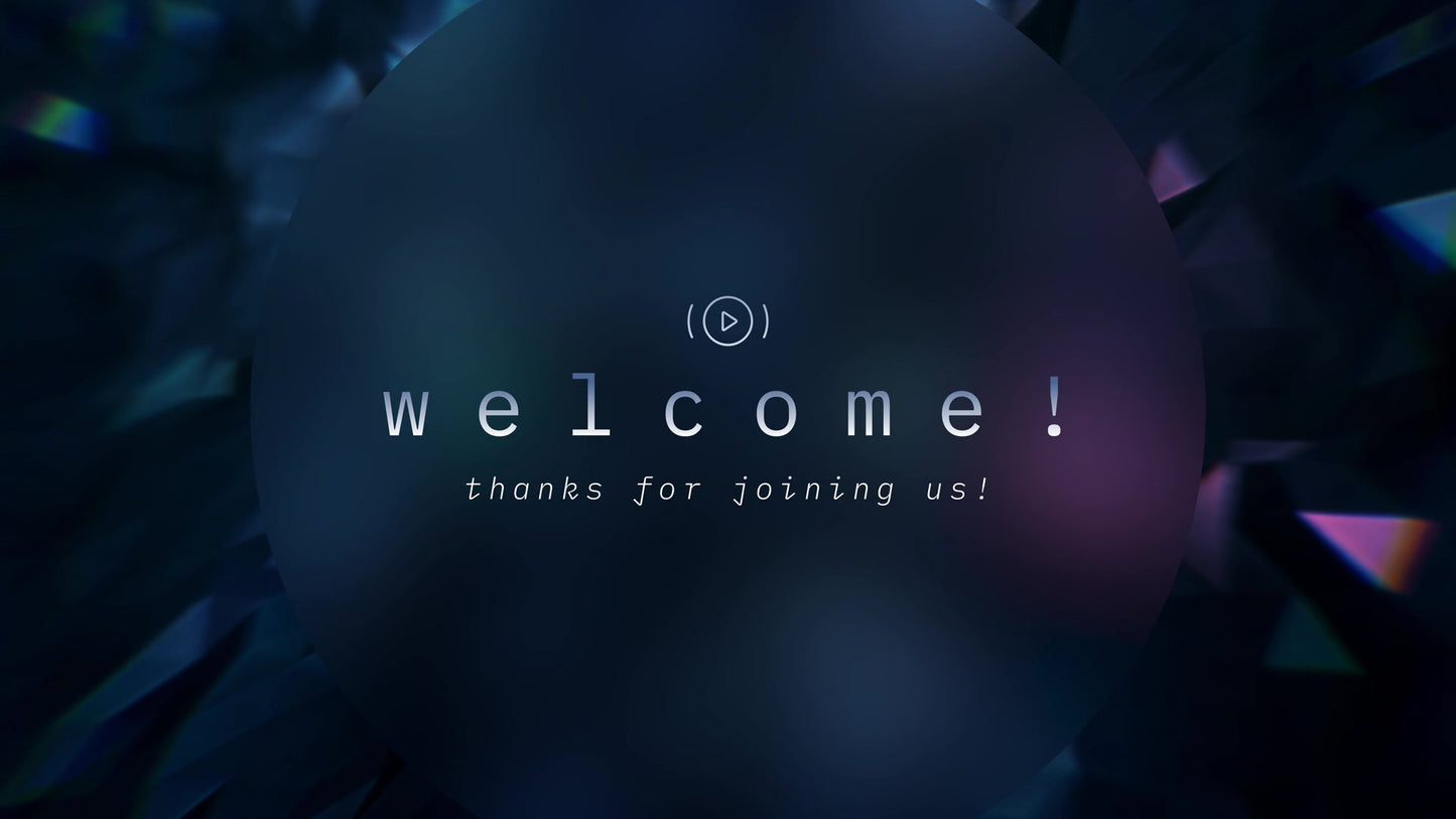 Living Crystal Welcome Stream Still