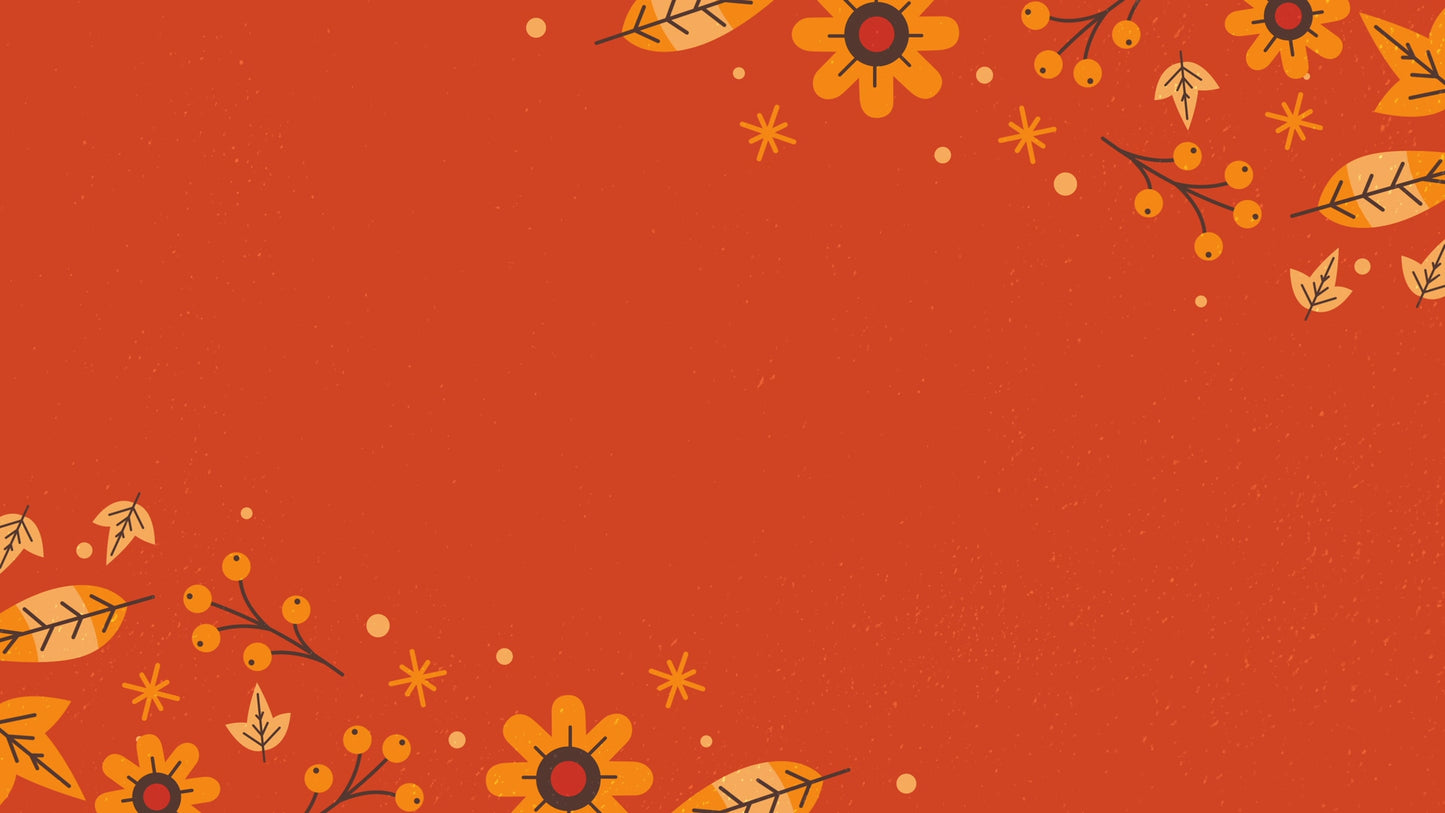 Thanksgiving Leaves Orange Alt Still