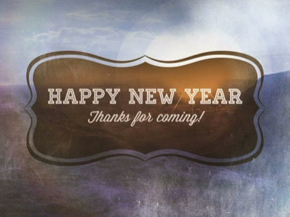 New Year Frame Close