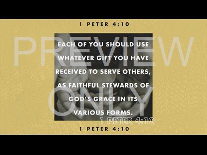 Day Of Service Scripture Slide