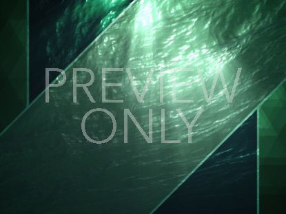 Prism Waves Underwater Green