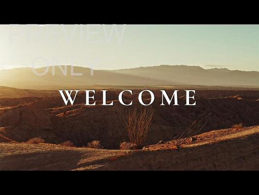 Canyon Views Title Slide - Welcome