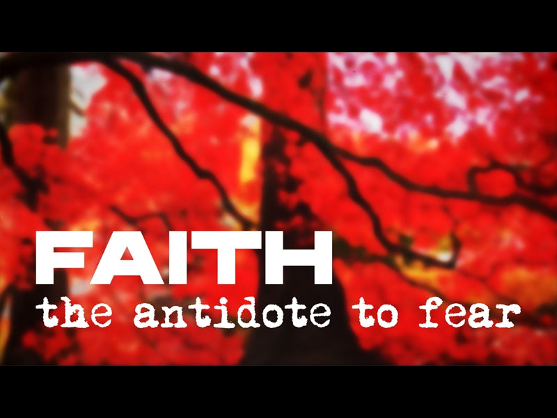 Faith - The Antidote To Fear