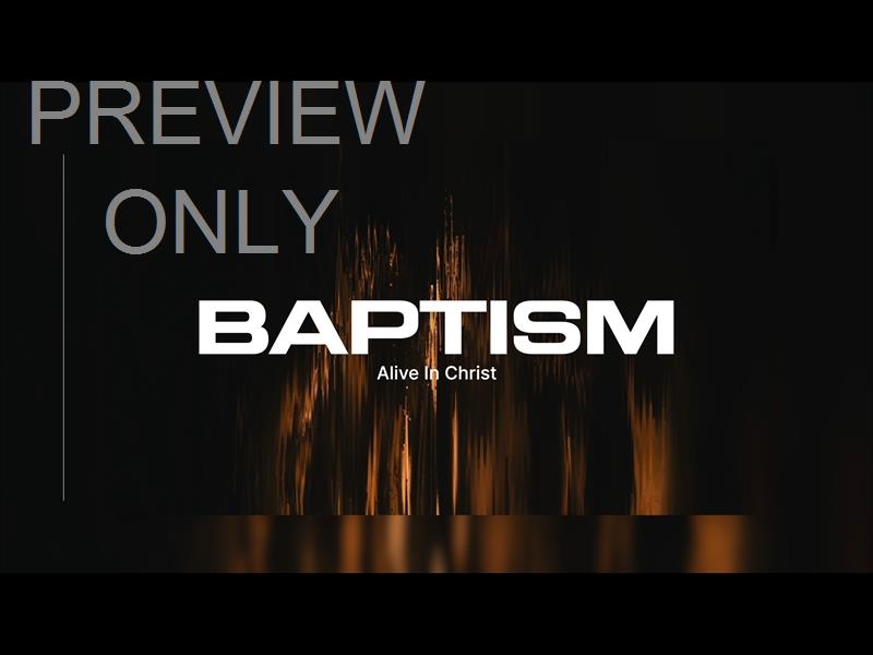 Bronze Pulse Baptism Still