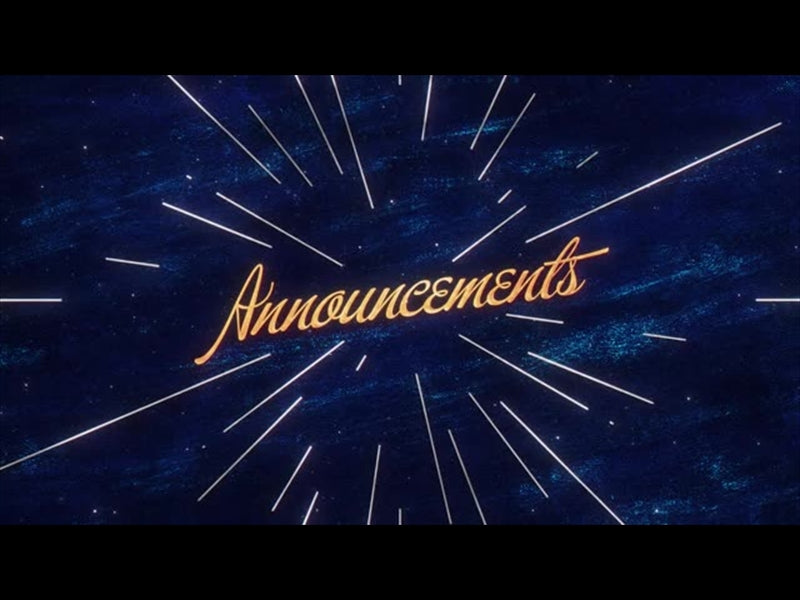 Star Of Wonder Announcements Blue