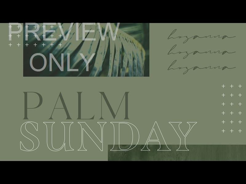 Easter Season - Volume One: Palm Sunday Still