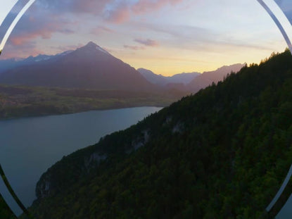 Epic Spring Aerial Sunset
