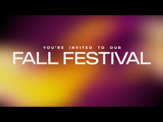 Gradient Light Fall Festival