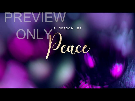 Christmas Ornamental Peace Still