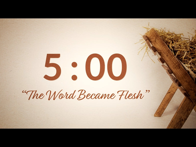 Christmas Manger Countdown