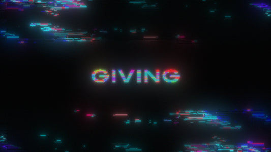 Led Glitch Giving Still