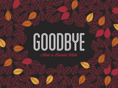 Fall Leaves Goodbye