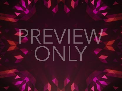 Crystal Patterns Orange Pink