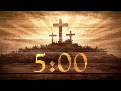 Wood Grain Sunrise Countdown