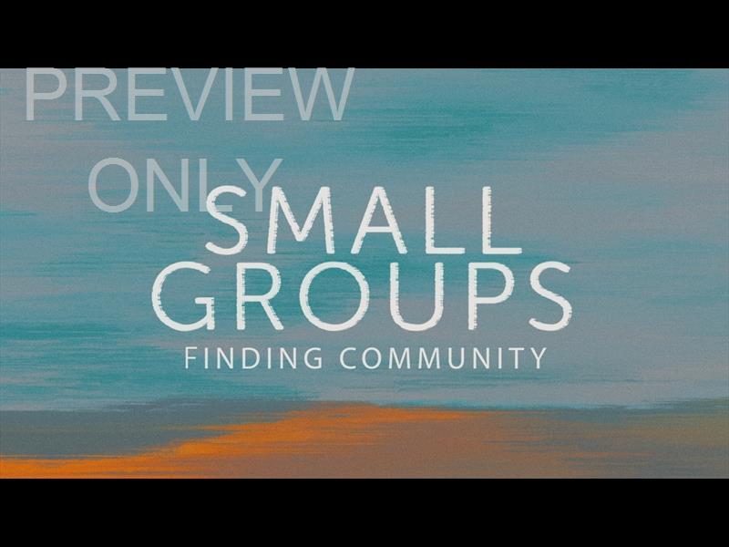 For Such A Time Small Groups Still