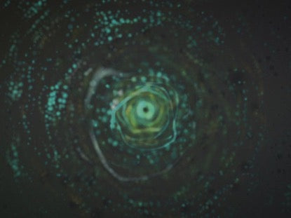 Molecular Swirl Green