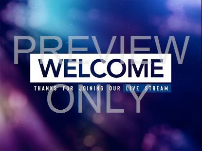 Bokeh Glow Stream Welcome Still