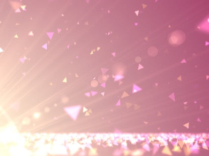 Spring Shapes Gold Pink Fast