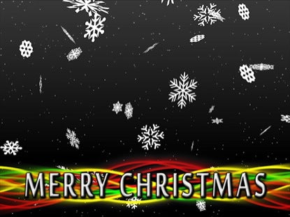 Snowfall Merry Christmas