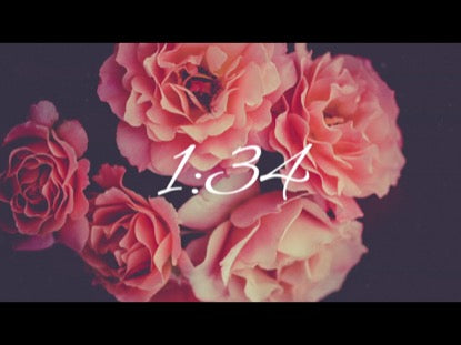Mothers Day Pink Flowers Countdown