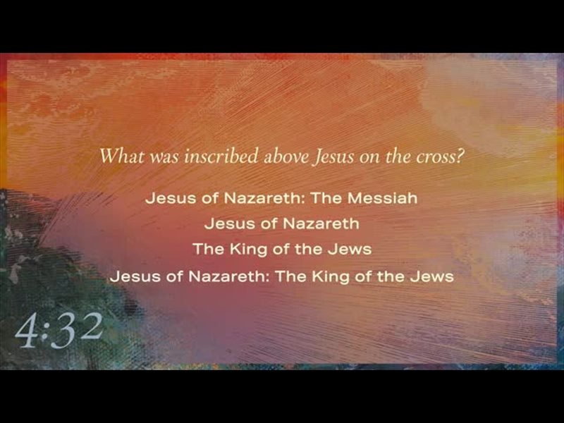 Easter Etching - Trivia Countdown