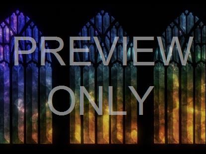 Rainbow Stained Glass Tri