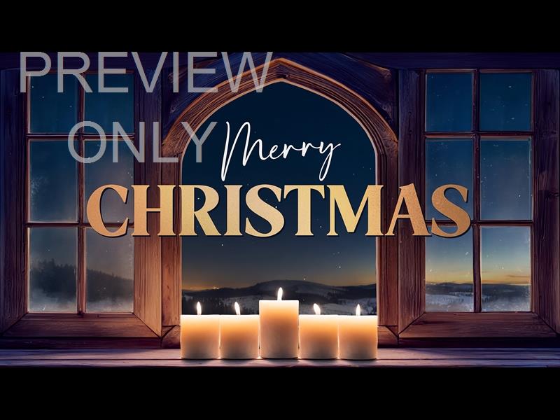 Winter Advent Merry Christmas Still